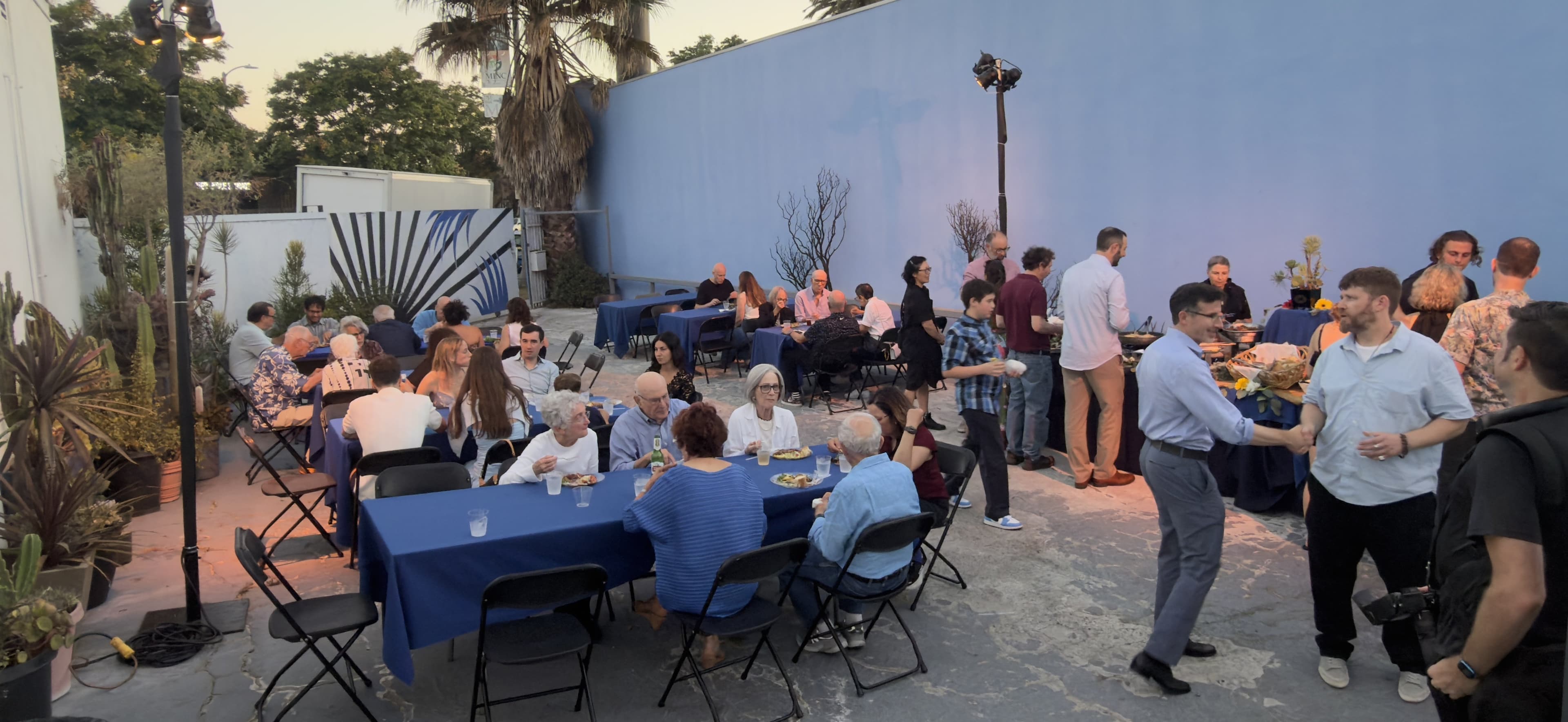 Modern Hollywood event space for a Bar Mitzvah venue with elegant decor.