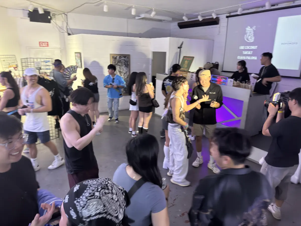DJ setup and stage at Art and Space LA music and event venue in Los Angeles