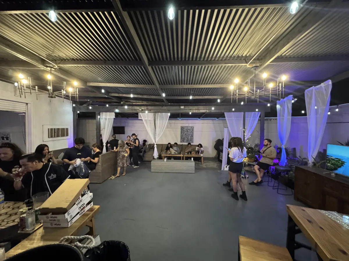 Vibrant dance floor and DJ party event at Art and Space LA venue in Los Angeles