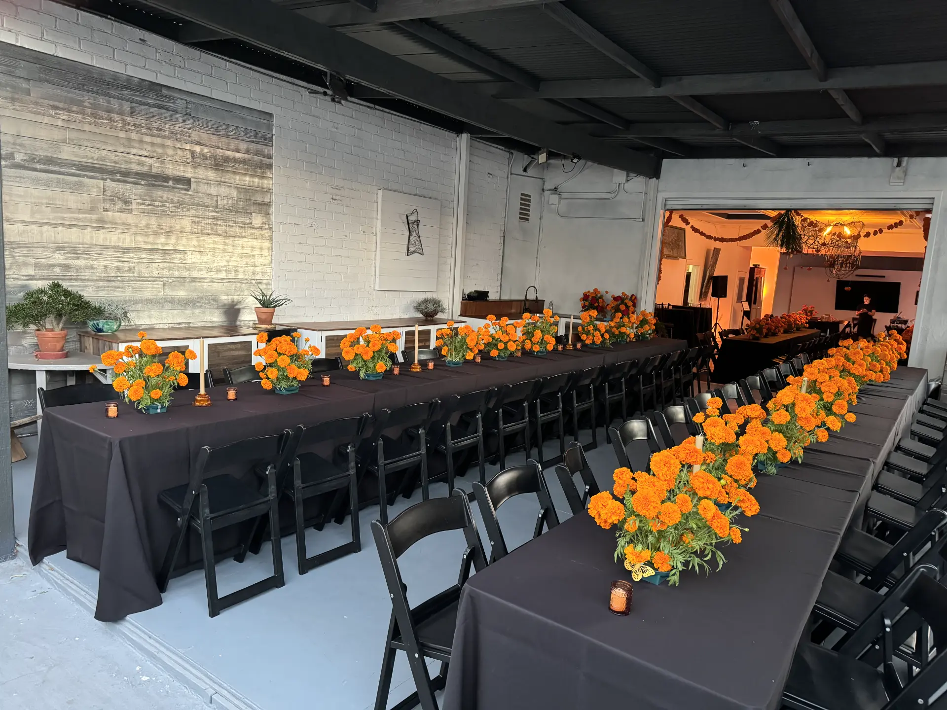 Modern industrial dining setup for kids birthday party venue in Los Angeles for a premium milestone celebration.